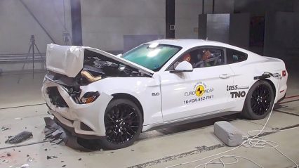 The 2017 Ford Mustang Crash Test Did Not Go All That Well