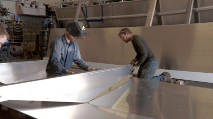 This Alaskan is Building His Own Boat From Scratch