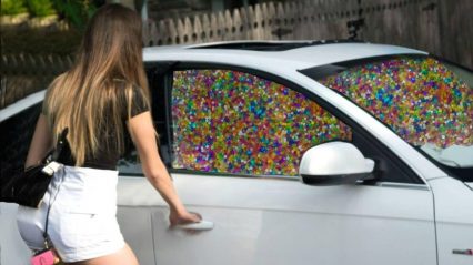 This Brave Man Put 1 Million Orbeez Inside His Girlfriends Car