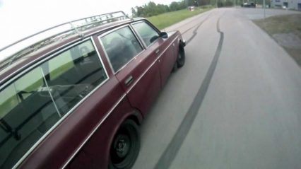 This Mad Man Crammed a 2JZ into a Volvo 245 Wagon!