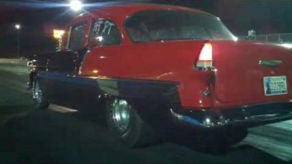 Throwback! Street Outlaws Shawn grudge racing the ’55 Chevy against C-Town Camaro