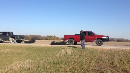 Tug of War Battle – 5.9 Dodge Cummins vs 6.6 Chevrolet Duramax