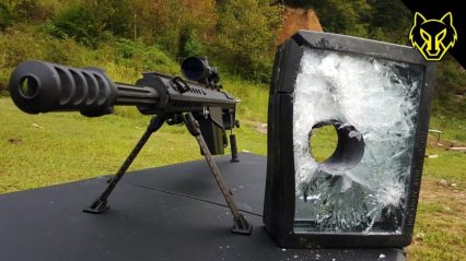 Will Bulletproof Automotive Glass Stop A .50 Cal?