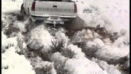 Z71 Silverado Off Roading to Save Stranded Hunters