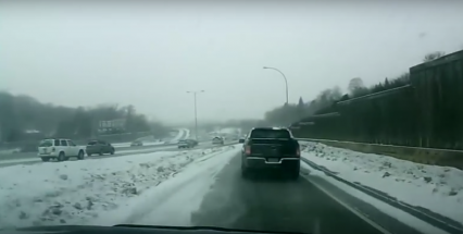 Full 360 Spin-Out On MN Highway
