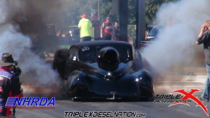 1941 Willys Duramax “Batmobile” Runs 7’s at 180+!