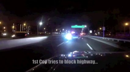 $94,000 Run in NYC… Nissan GTR Gets Away From Cops Setting up Roadblock… No Race