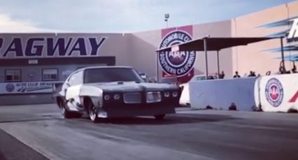 The First Burnout in the NEW Crow… Big Chief Warming up the Tires!