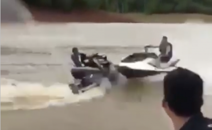 When a Jet Ski Beer Hand Off Ends in a Catastrophic Crash