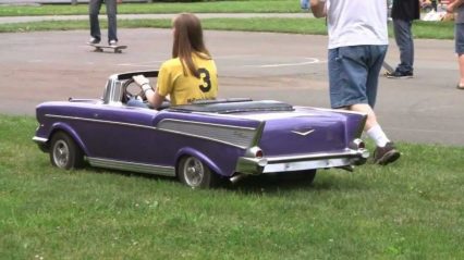 A Car Show With a Twist… Everything is Half Scale!