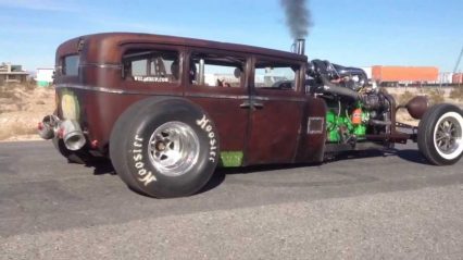 A Cummins Diesel Rat Rod with a Transbrake? Yes Please!
