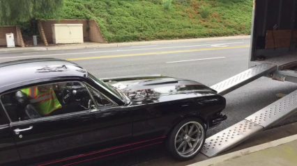 Extremely Expensive 1965 Mustang Loading Goes Horribly Wrong