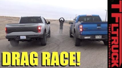 Old vs New – 2014 vs 2017 Ford Raptor Drag Race: And the Fastest Raptor is…