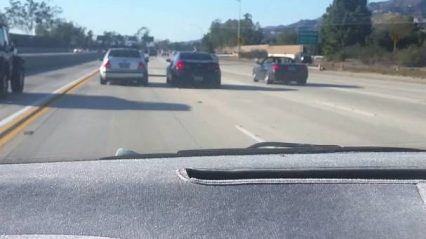 Road Rage in Glendale California Leads to a Fight on the Freeway!
