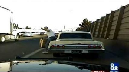 Senior Citizen Arrested for Driving Classic Car by Nevada Highway Patrol