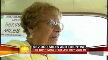 She’s 90; Her Car’s 45; Both Are Still On The Road – 557,000 Miles and Counting