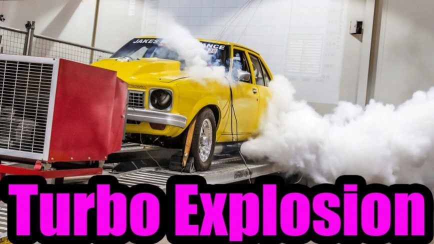 Turbo Explodes During Nasty 2,000hp Dyno Pull