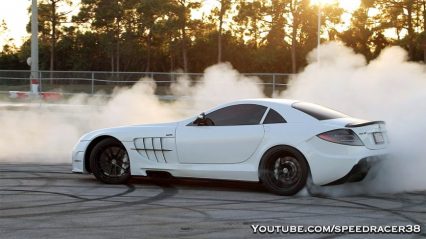 World’s Fastest SLR McLaren Destroying its Tires