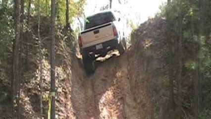 2008 Lifted Silverado Doing Some Badass Hill Climbing?