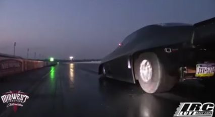 Jeff Lutz Does Huge Wheelie in Mad Max While Testing on Drag Radials