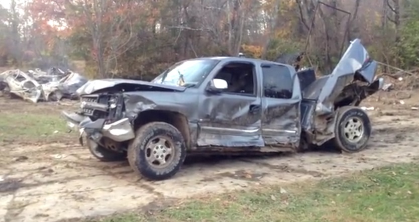 Hard To Believe This Crashed Chevy Still Runs