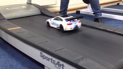 BMW M3 RC Car on a Treadmill… RC Car Dyno?
