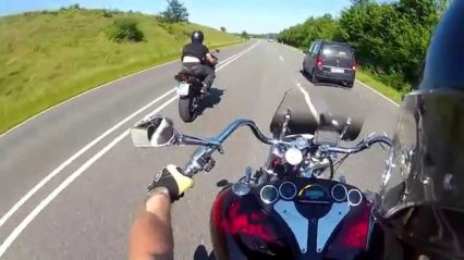 Can a Boss Hoss V8 Motorcycle Keep Up With a Yamaha R1?