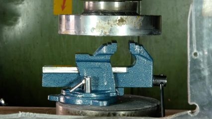Can You Crush a Heavy Duty Vise With a Hydraulic Press?