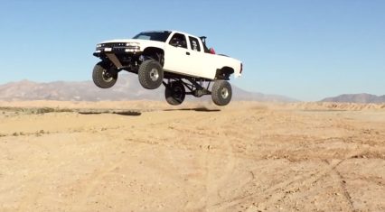 This Pre Runner Silverado is the Perfect Truck to Tear Up the Desert In!