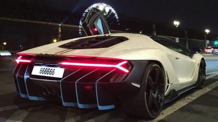 First Lamborghini Centenario Spotted on the Road in Paris