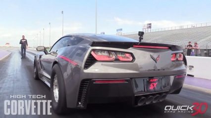 Got Lope? Beastly C7 Z06 Corvette Runs an Impressive 8 Second 1/4 Mile Pass