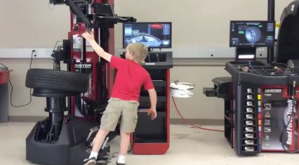 Automatic Tire Changer So Easy a Kid Can Do It