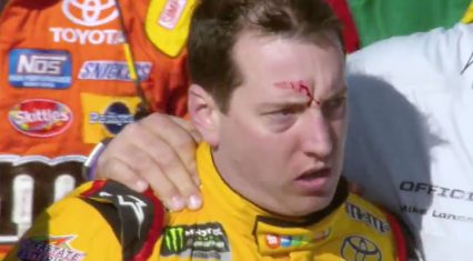 NASCAR Gone Wild! Kyle Busch Brawls with Joey Logano & The No. 22 Crew on Pit Road