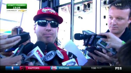 Kyle Busch Gives The Same Exact Answer To Every Question in Press Interview