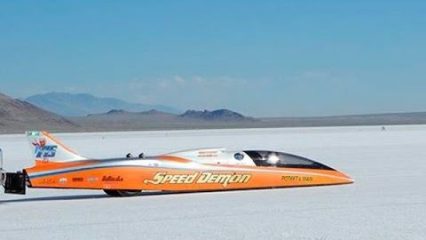Land Speed Racer Crashes Bad At 370 MPH