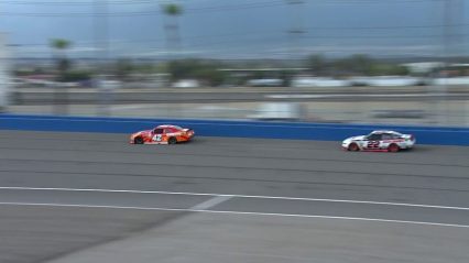 NASCAR – Larson Holds Off Logano to Win Auto Club XFINITY Race