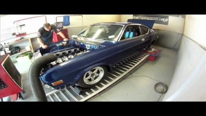 Nasty Fully Tubbed, Street Legal 6B Mazda RX4 Hits the Dyno! Naturally Aspirated!