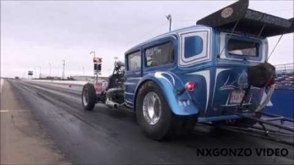 One BAD Hot Rod Named The Blue Nightmare Does Not Mess Around!