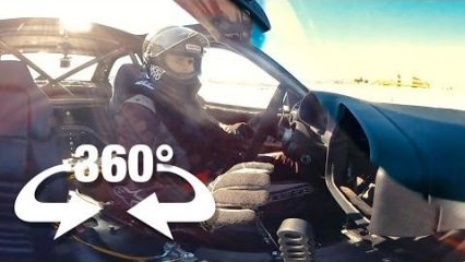 Ride Along With Aaron Kaufman! It’s Mega Race in Virtual Reality (360 Video)