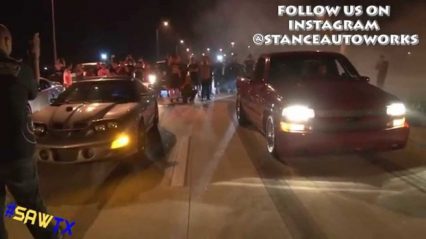 These Guys Shut Down a Freeway For a Street Race… That Takes Some Bravery!