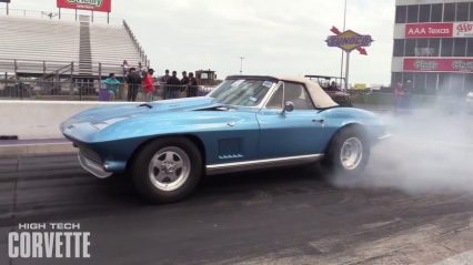 This 9-Second Twin Turbo Big Block C2 Corvette Can Haul The Mail