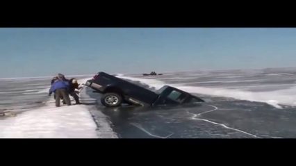 Vehicles Falling Through Ice Compilation Will Make You Feel Better About Your Day!