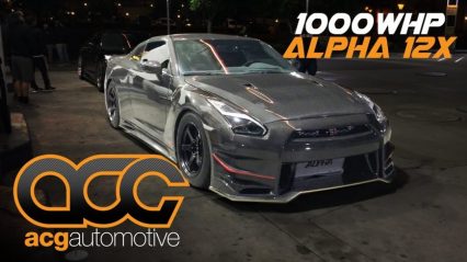 1000 HP Alpha 12x GTR vs 1000 HP Corvette ZR1