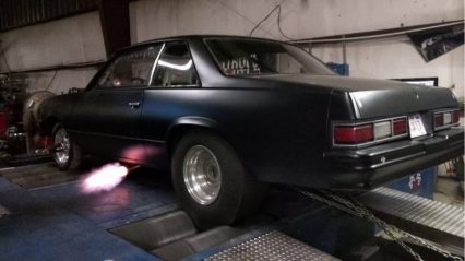 800 Shot of Nitrous Sprayed on The Dyno… 600 Cubic Inch Big Block Malibu