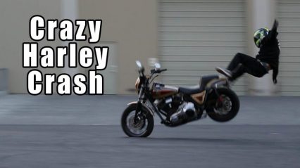 Crazy Harley Davidson Crash Turns into an Epic Save!