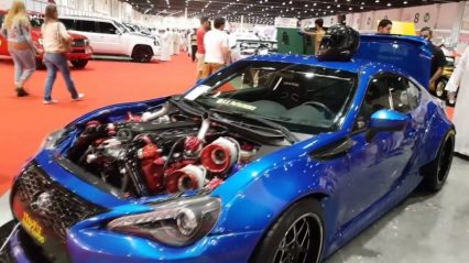 Four Turbos and a V12 Swap Really Wake this Toyota GT86 Up