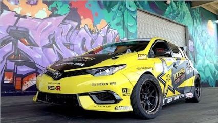 Fredric Aasbo Stops by Hoonigan’s Donut Garage With His RWD Converted Corolla And Straight Shreds!