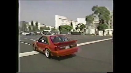 Jay Leno Battles Tim Allen in an All Out Burnout Contest!