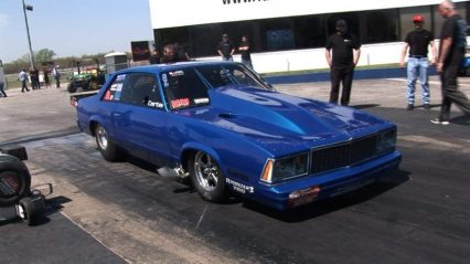 Radial Tire Malibu Goes 3.80 @ 208mph!