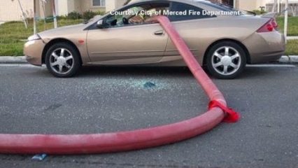 See What Can Happen if you Park by a Fire Hydrant